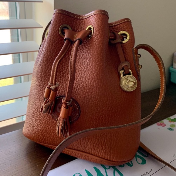 Dooney & Bourke Handbags - Dooney Bourke AWL Mini Drawstring Bucket Bag Hatti